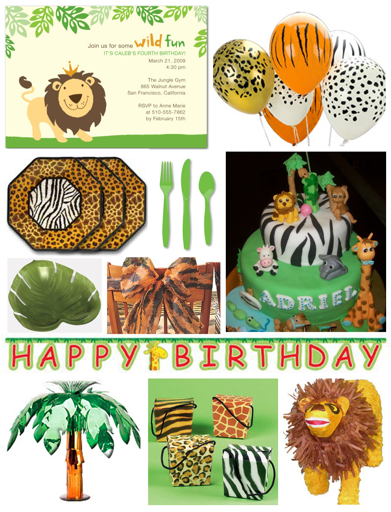  Jungle  Theme  Birthday  Party  Jungle  Birthday  Party  Ideas  