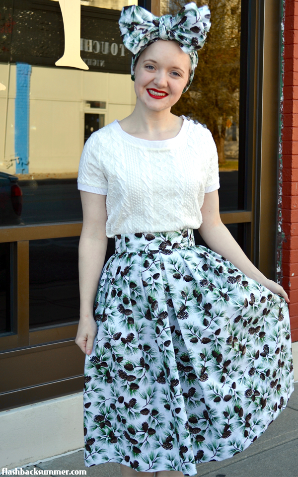 Flashback Summer: How to Make a Vintage Pleated Skirt without a Pattern