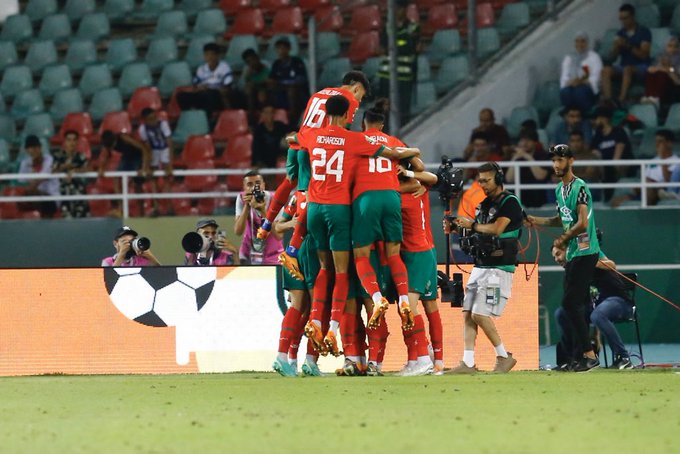 <img src="2023 U-23 AFCON.png"2023 U-23 AFCON: Morocco defeats the Black Meteors 5-1.">