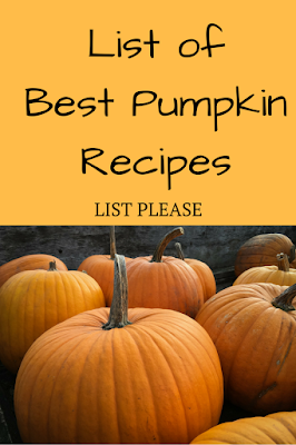 List of Best Pumpkin Recipes