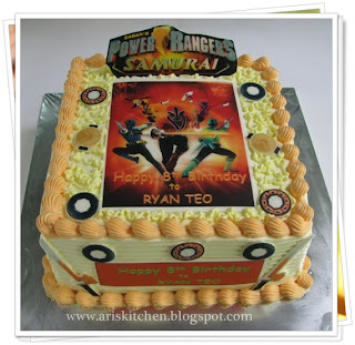 Power Ranger Birthday Cake on Power Ranger Samurai