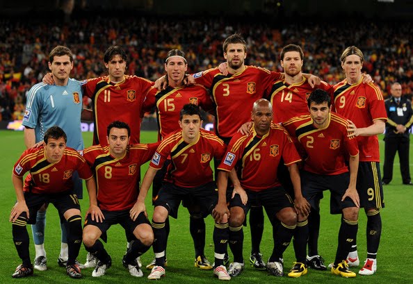 barcelona team 2010. World Cup 2010 Spain Football