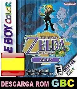 Descarga ROMs Roms de GameBoy Color The Legend of Zelda Oracle of Ages (Español) ESPAÑOL