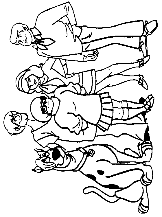 Download Kids Page: Printable Scooby Doo Coloring Pages