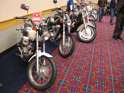 Honda Motorcycles at the Portland International Auto Show in Portland, Oregon, on January 28, 2006