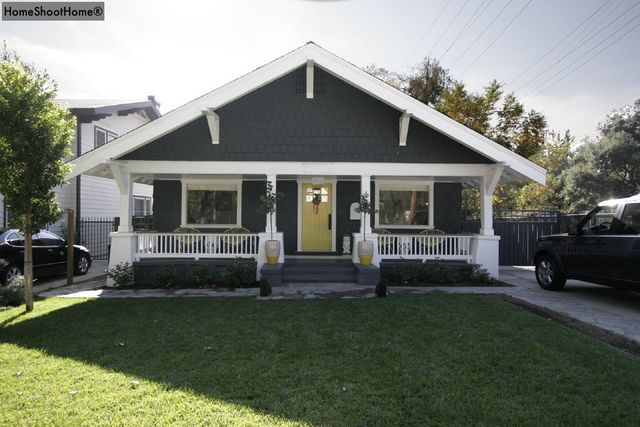 green front door images Craftsman Bungalow Exterior House Colors | 640 x 427