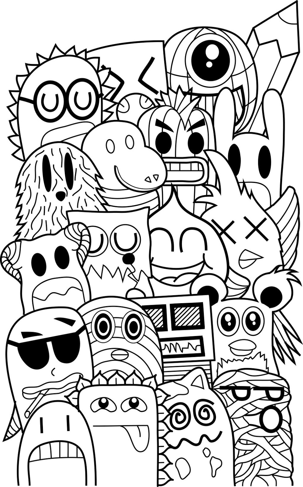 Doodle Monster II Graffitipicart