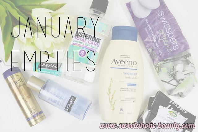 January Empties - Sweetaholic Beauty