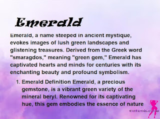 meaning of the name "Emerald"