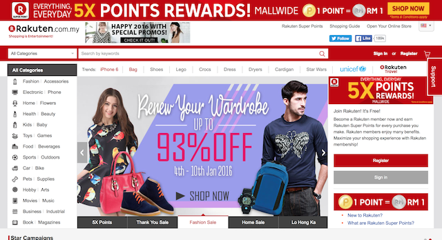 RAKUTEN Online Shopping Malaysia : #RakutenShoppingHacks