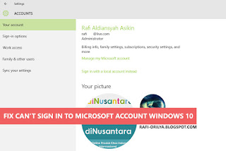 HOW TO FIX CANT SIGN IN TO MICROSOFT ACCOUNT WINDOWS 10