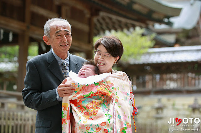 彦根市の新神社でのお宮参り出張撮影