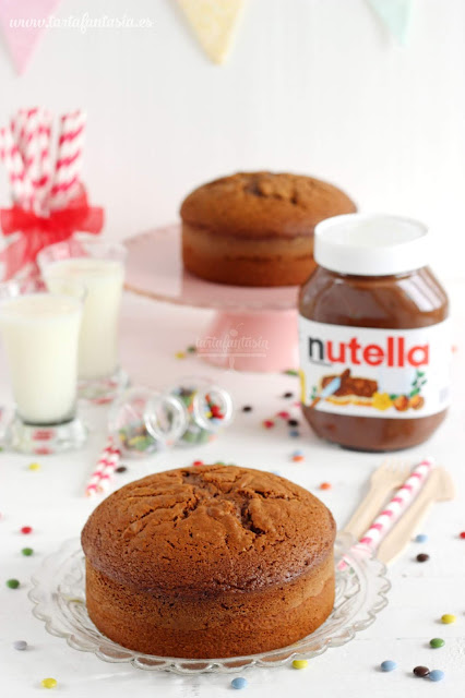 Receta bizcocho de Nutella