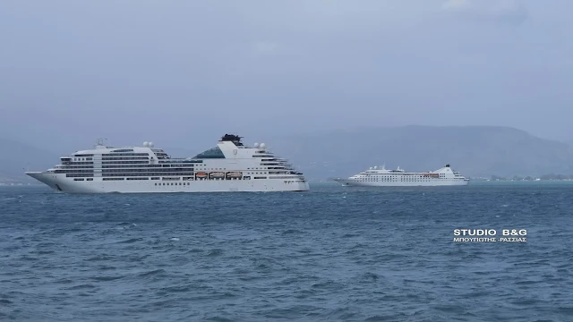 Πλοία αγκυροβολημένα στον Αργολικό κόλπο