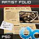 Artist Portfolio Website 01