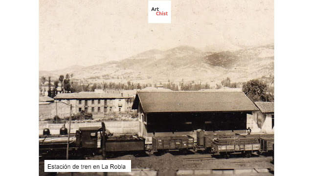 Fotos antiguas de La Robla  León  España  Cementos + Térmica + Hullero Vasco Leonesa