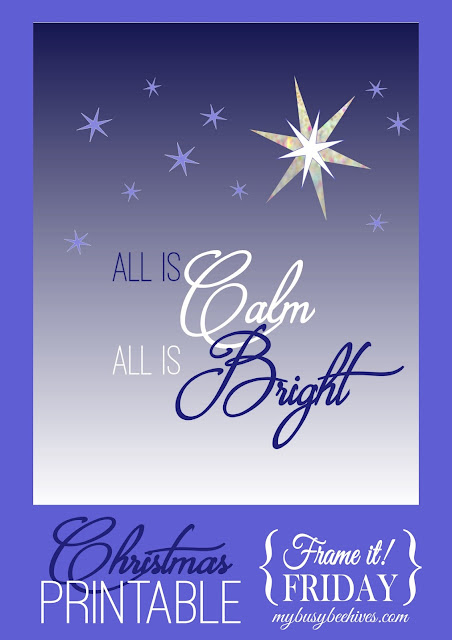 Silent Night Christmas Printable