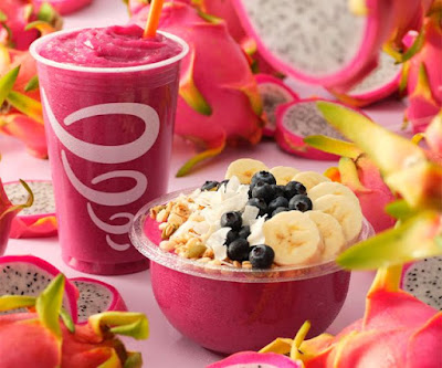 Jamba Tropical Dragon Twist Smoothie and Bowl