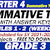 GRADE 4 QUARTER 4 SUMMATIVE TESTS No. 1  (Modules 1-2) With Answer Keys