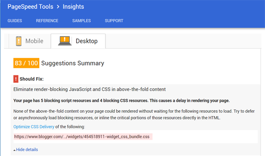 widget_css_bundle.css error on Google speed test.