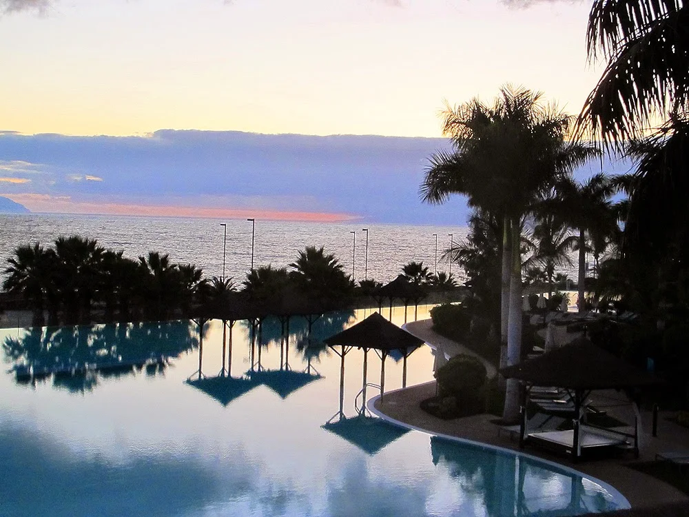 Sunset at Hotel Gran Meliá Palacio de Isora, Tenerife, Canaries