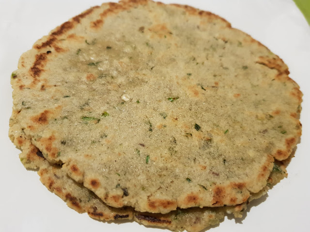  jowar spinach roti