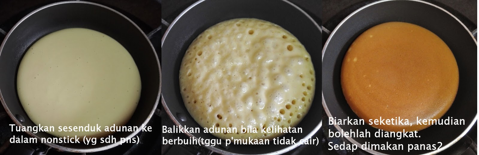 Pancake Mayonis Sedap Dan Gebu Resepi Mudah - TERATAK 