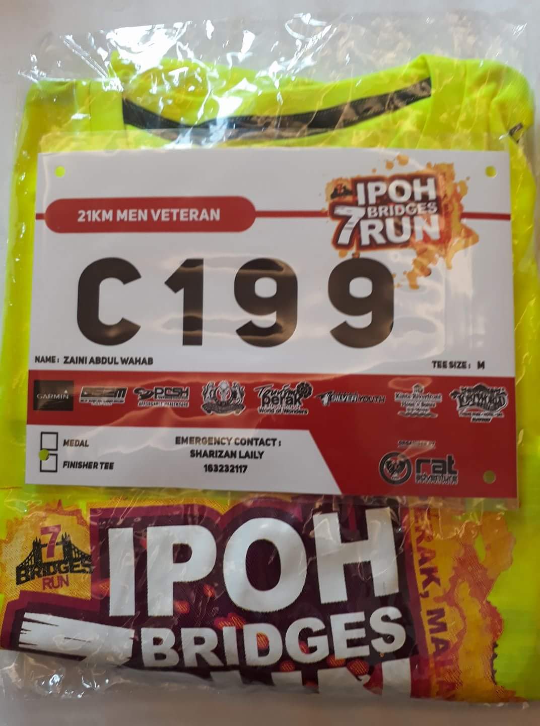 Cerita Saya Zaini Ipoh 7 Bridges Run 2017