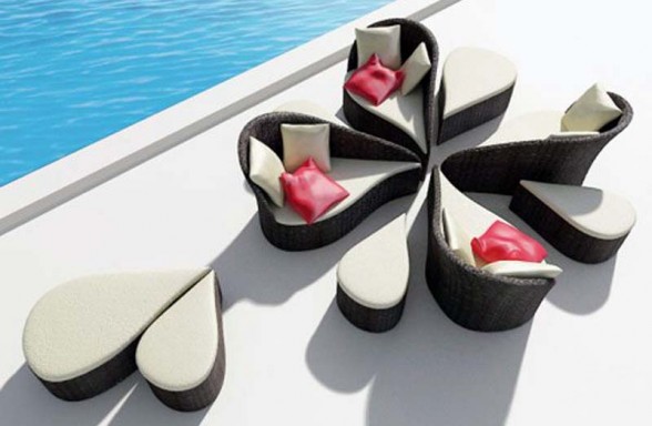 Comfortable Sofa Pool Furniture