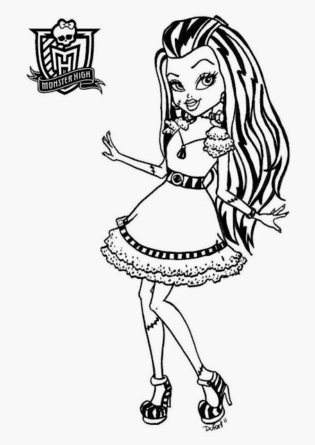 Monster High coloring pages coloring.filminspector.com