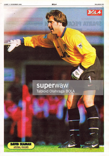 DAVID SEAMAN ARSENAL 1998