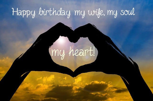 happy birthday heart images for wife