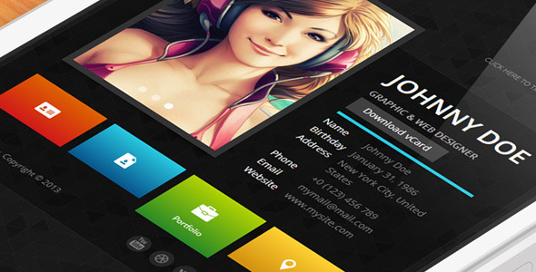 LETA - Responsive Vcard Template - Personal Site Templates