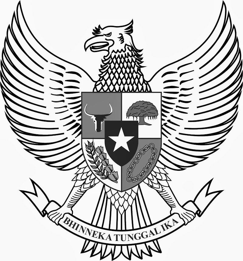 16+ Gambar Garuda Pancasila Warna Hitam Putih