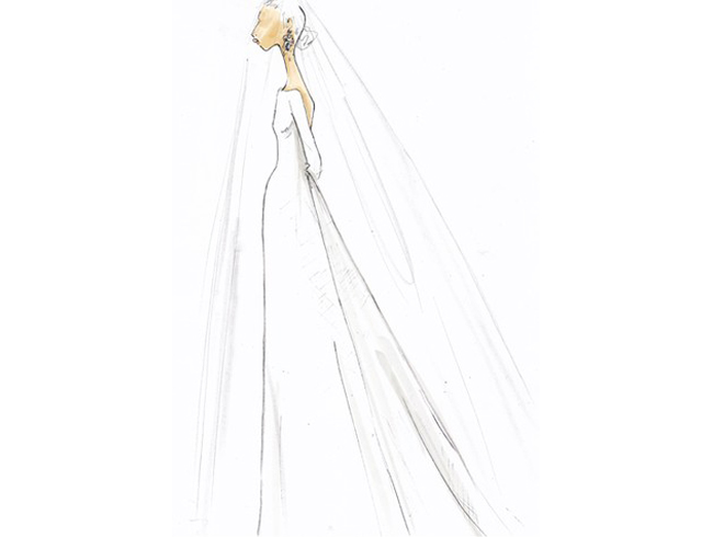 princess diana wedding dress train length. to the late Princess Diana