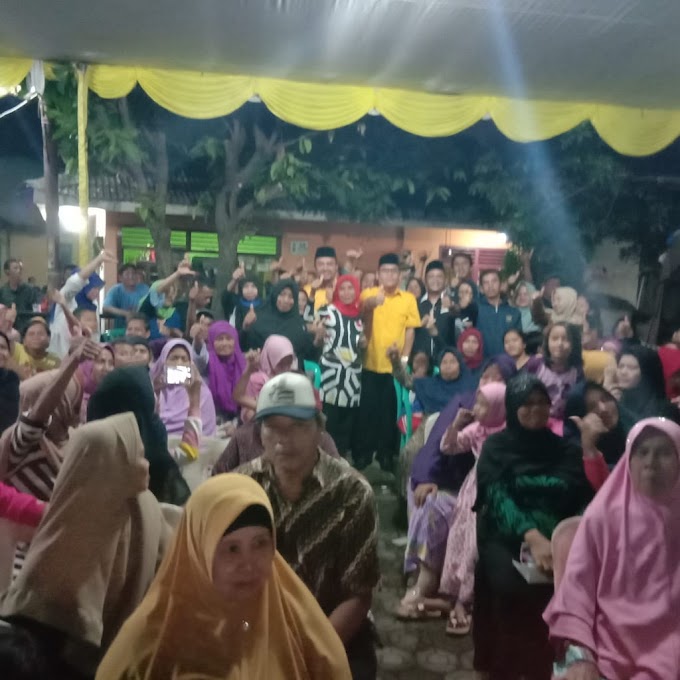 Caleg Golkar Siap berjuang Bersama Masyarakat 