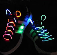 LED lighting shoelaces