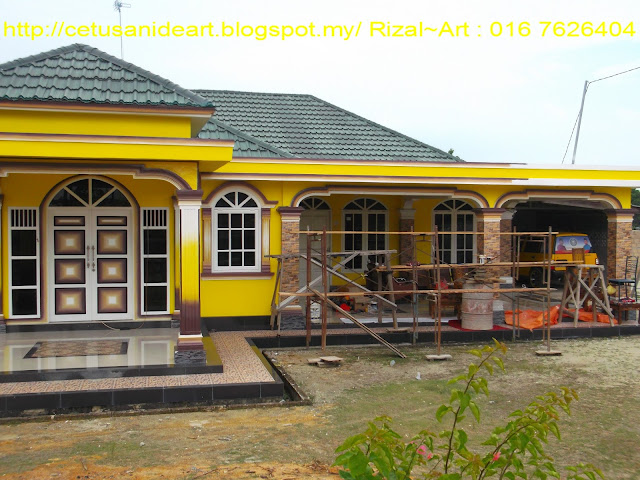 painting art Exterior Home (Karimun Island)