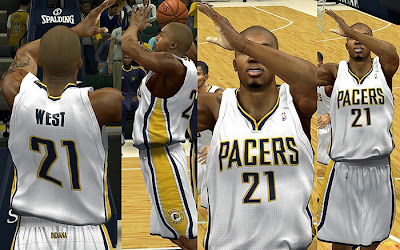 NBA 2K13 Indiana Pacers Home Jersey Patch