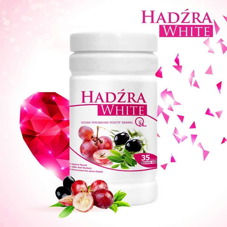 AISHAH DE BEAUTY AND FRAGRANCES: HADZRA WHITE