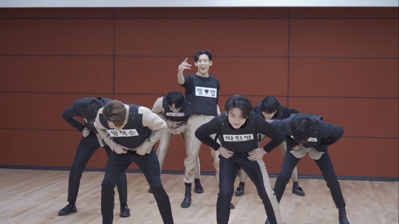 GOT7 Play the Name Tag Ripping Game in ‘You Calling My Name’ Dance Practise Video