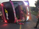 Bus Tiara Mas Kecelakaan di Alas Sumbawa