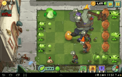 Game perang offline android Plants vs Zombies 2
