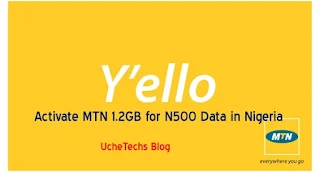 Activate MTN 1.2GB for N500 Data in Nigeria