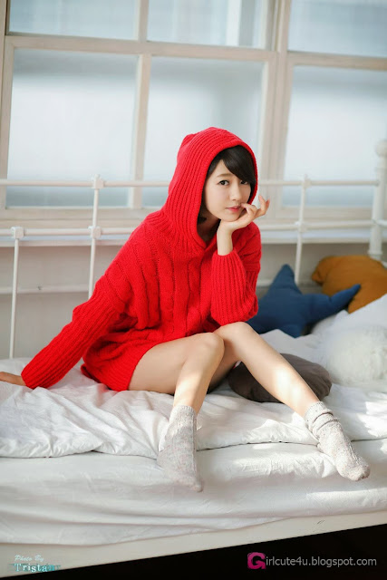 2 Bo Mi in red - very cute asian girl-girlcute4u.blogspot.com