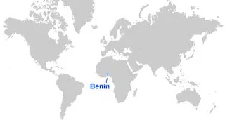 image: Benin map location