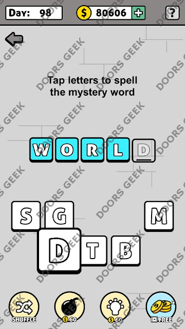 Words Story Day 98 Answer, Cheats, Solution