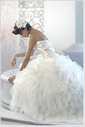 Puffy White Wedding Dress Designs