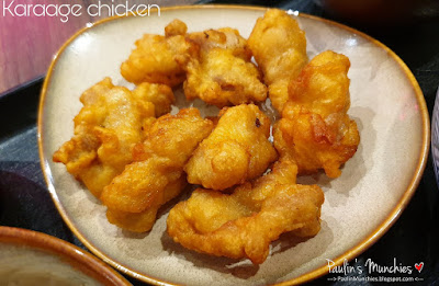 Chicken karaage with mentaiko sauce - Waa Cow Sushi Bar at Raffles Place - Paulin's Munchies