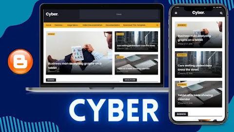 Cyber Premium Blogger Template Free Download